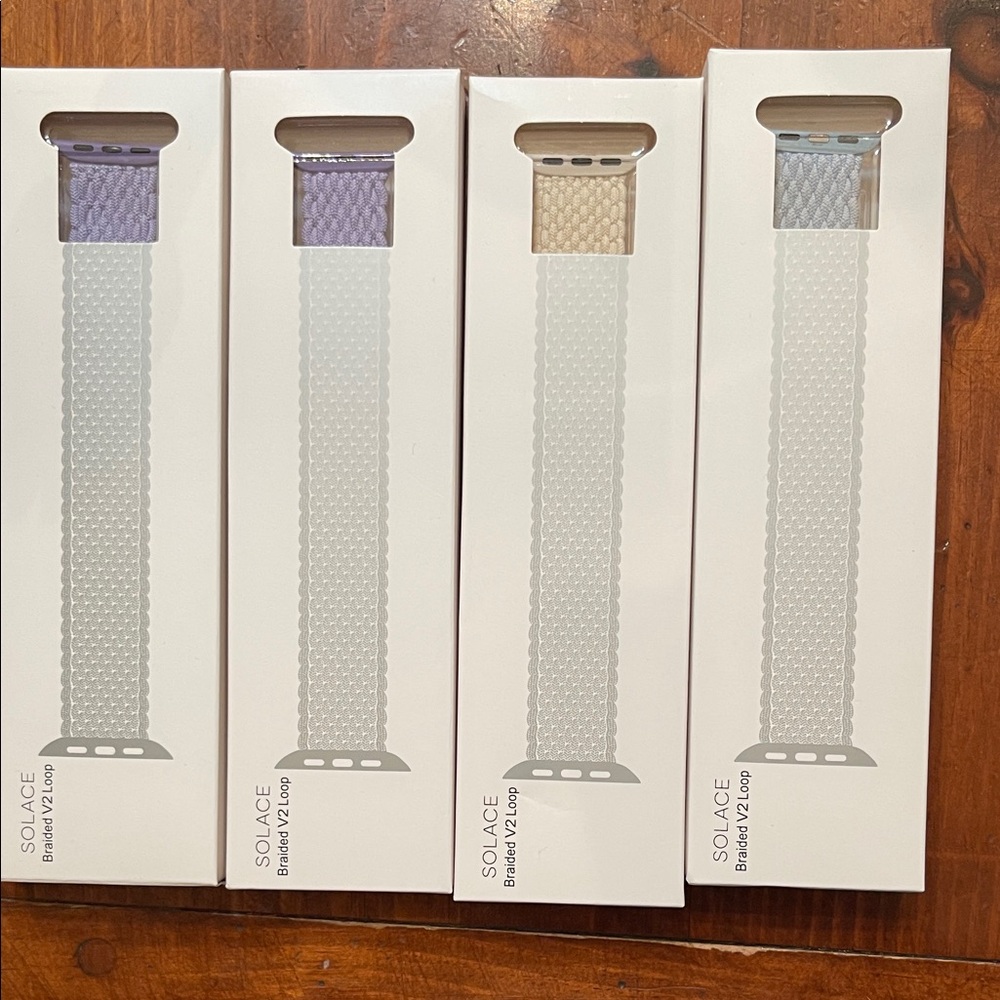 Solace Smartwatch Band - Purple and Cream
